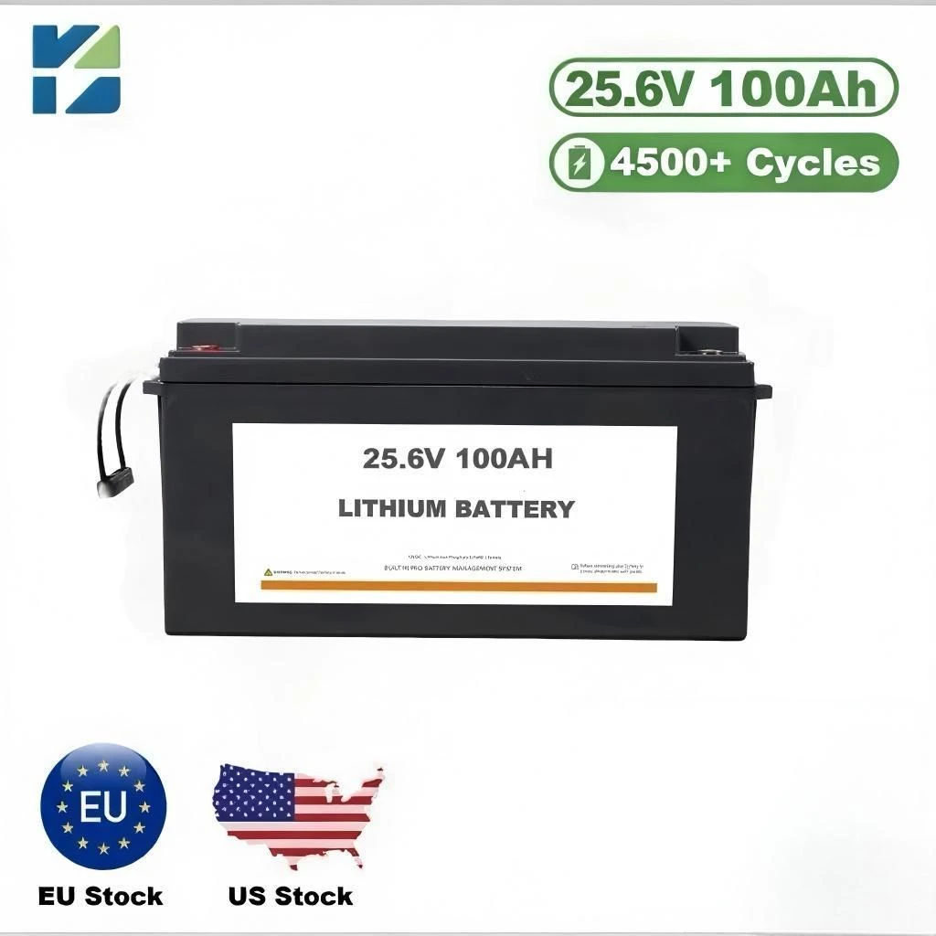 KNY 25.6V 100Ah LiFePO₄ Battery — Lead-Acid to Lithium (Energy Storage / Backup Power / Small Equipment)